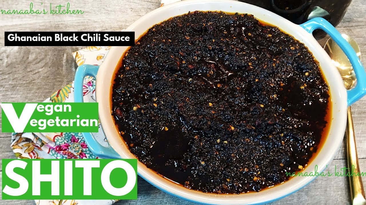 Best Ghanaian SHITO recipe (Black chilli sauce) 