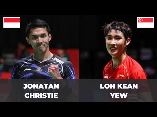 SEMAKIN BERSINAR! Jonatan Christie (INA) vs Loh Kean Yew (SGP) | Badminton Highlight class=