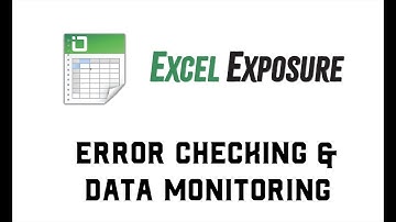 Error Checking and Data Monitoring