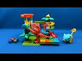 10 Min ASMR Toy Unboxing: Dinosaur Marble Launcher Track Building Blocks Christmas Gift | Toy Review