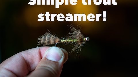 How to tie a simple and effective streamer pattern! The Balanced Sculpin fly!
