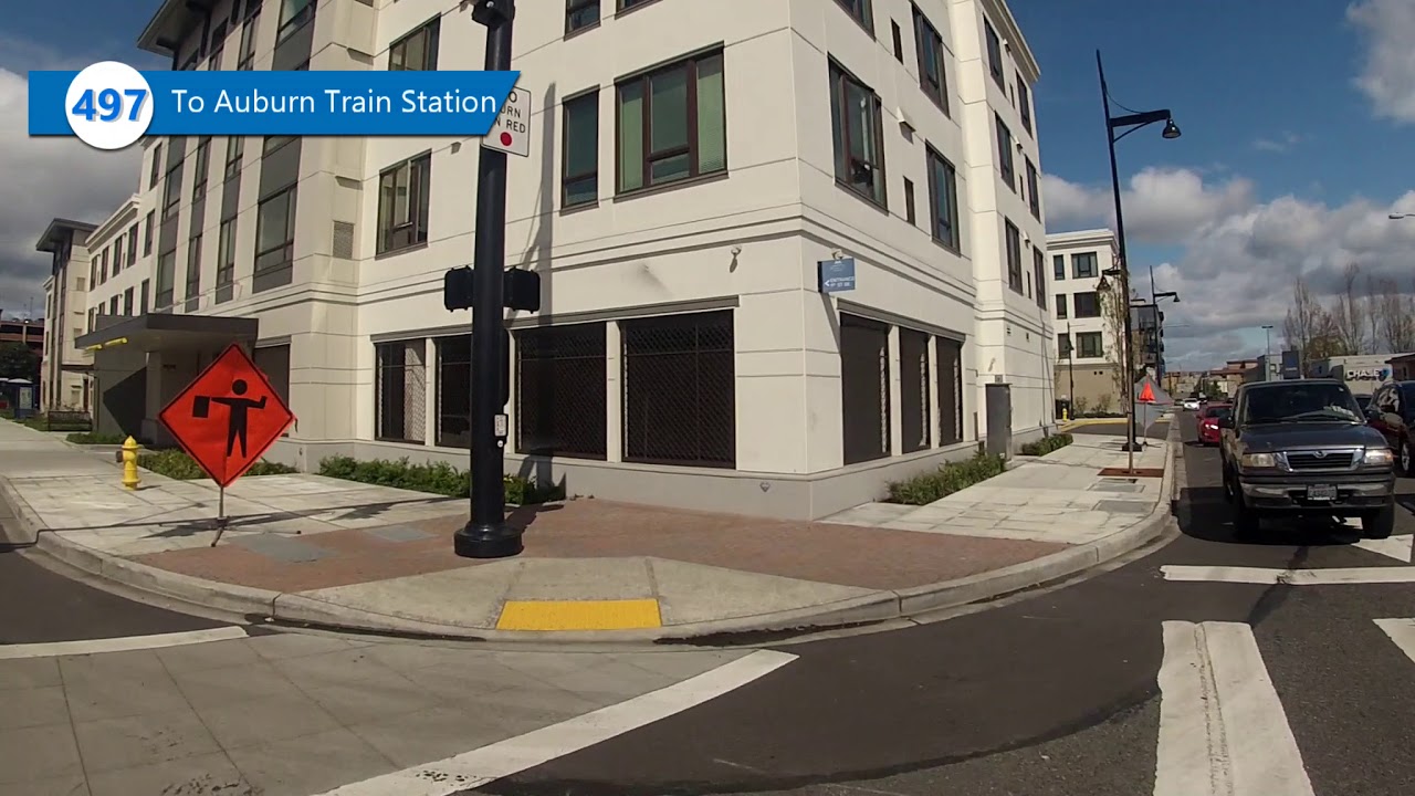 Pierce Transit Route 497 to Auburn Train Station
