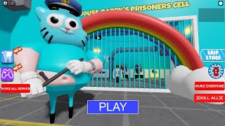 NEW! GUMBALL'S PRISON RUN! OBBY EASY MODE #roblox