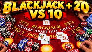 Blackjack AND 20 vs Dealer 10 - Worst Timing Ever