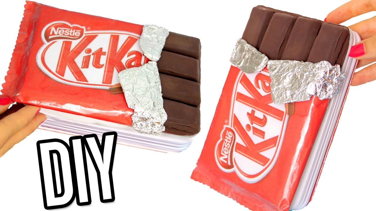 DIY KIT KAT Notebook! WEIRD Back To School Supplies You Need To Try