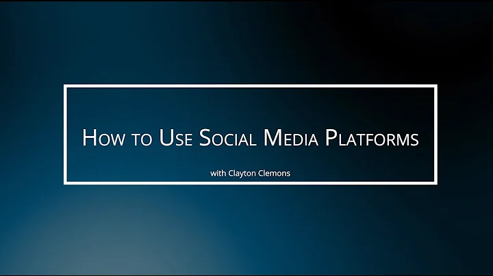 How to Use Social Media Platforms