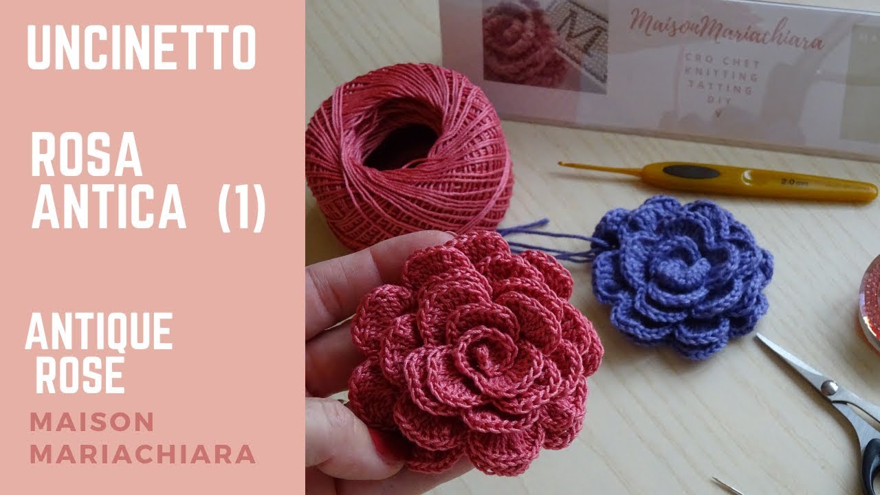 Uncinetto Rosa Antica (1) Ferma Tenda Crochet Antique Rose Tent Stop Ganchillo maisonmariachiara