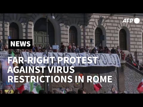 Far-right protest against virus restrictions in Rome | AFP