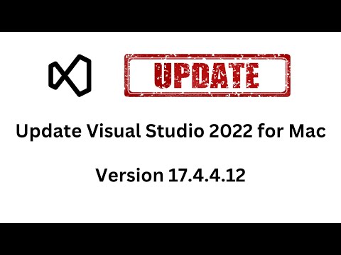 Update Visual Studio 2022 for Mac into Version 17.4.4.12