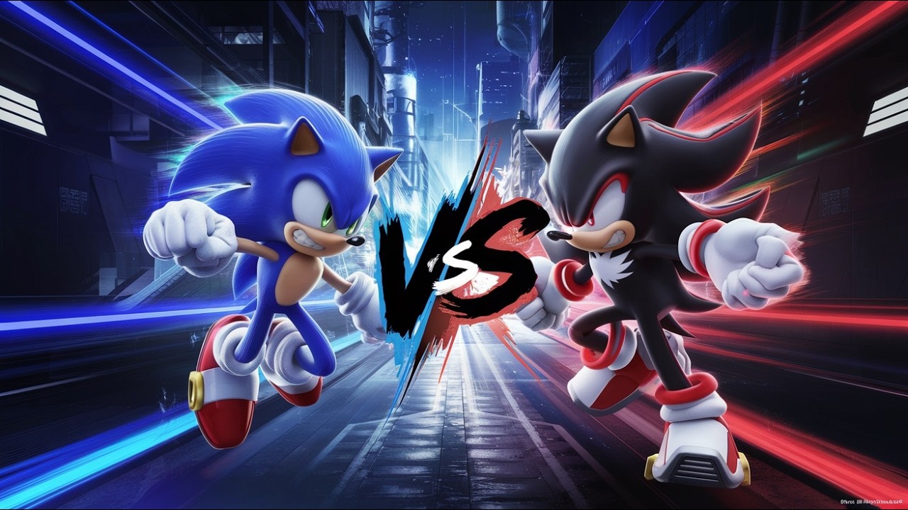 SONIC VS SHADOW: QUEM É O MAIS FORTE? - YouTube
