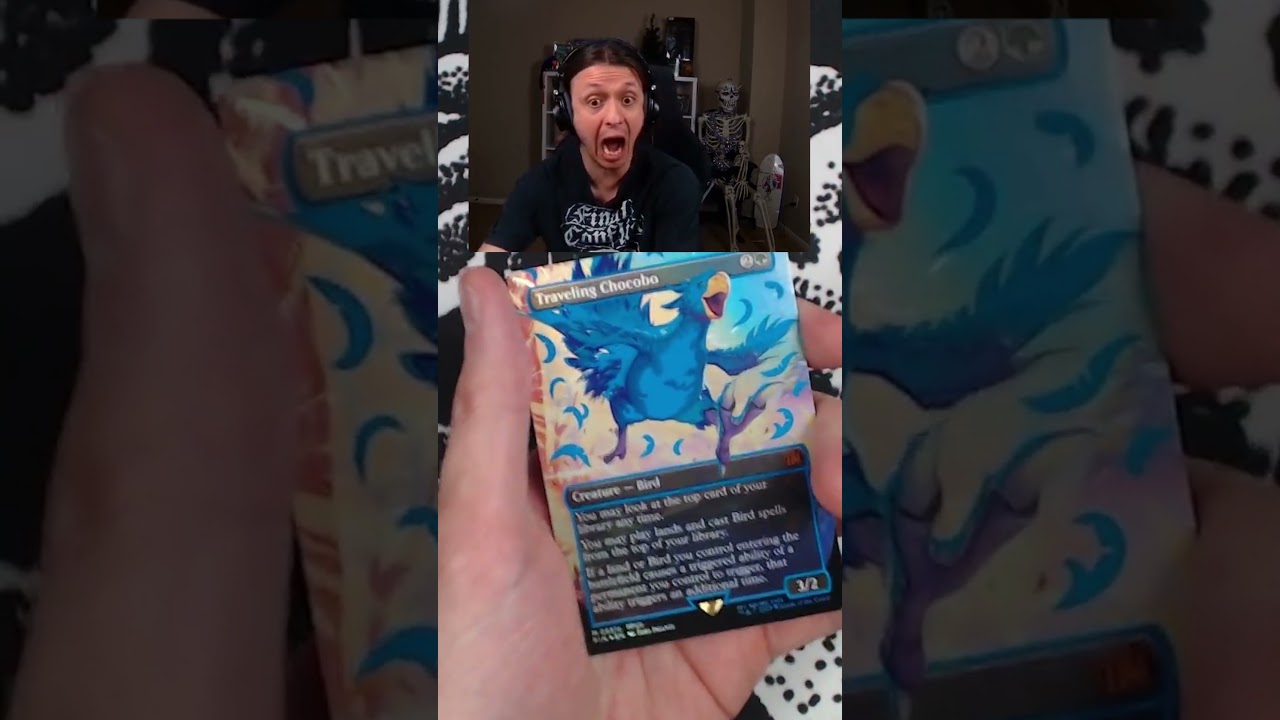 NEON INK BLUE TRAVELING CHOCOBO - Final Fantasy Collector Booster Pack