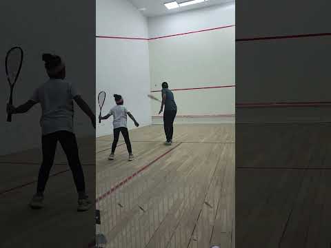 Game Point With My Captain تيا Challenge Squash Sports 