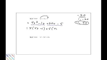 P.5 Factoring a trinomial with a greater than 1