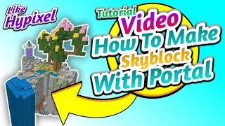 How To Make Skyblock With Portal | like Hypixel Skyblock | Plugin Tutorial Video In Hindi screenshot 3