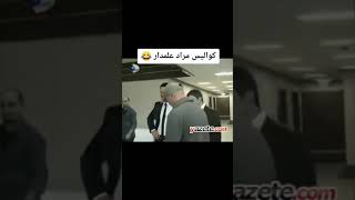 كواليس وادي الذئاب مضحكه 😂😂 ضربة مراد علمدار