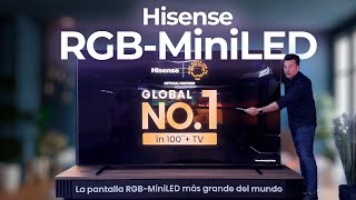 The Hisense BEAST! 116 RGB MiniLED