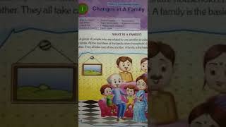 Class 3 S.S.T Ch. 1 CHANGES IN A FAMILY Revision