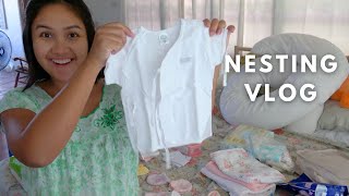Nesting + hospital preparation (a day before I give birth)