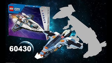 Tutorial: Transformer Dinosaur / T.Rex  using LEGO City  60430: Interstellar Spaceship