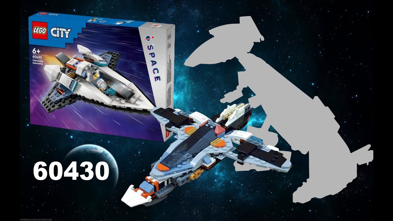 Tutorial: Transformer Dinosaur / T.Rex  using LEGO City  60430: Interstellar Spaceship