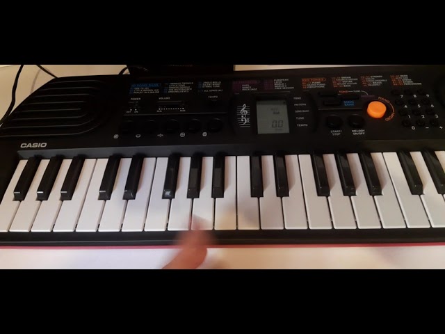 Teclado Musical Infantil Casio Sa76 Laranja