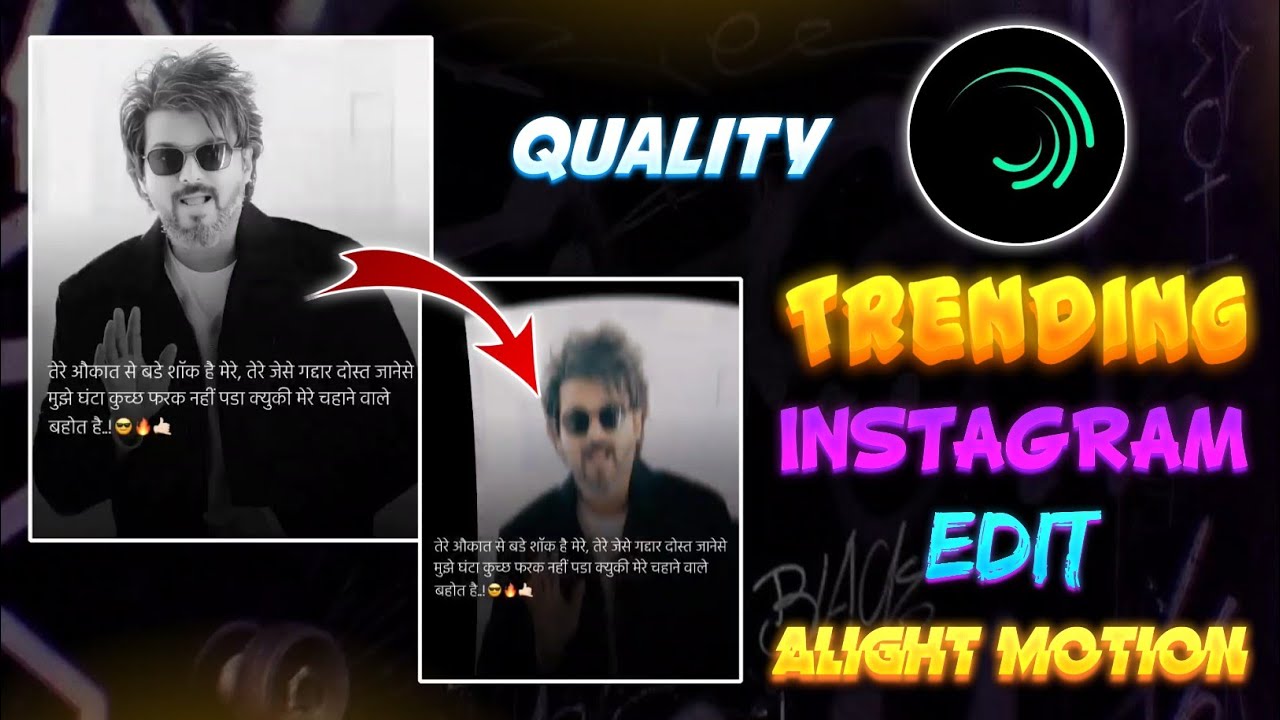 😎🔥 Hard Dialogue Attitude Video Editing Alight Motion | Alight Motion ...