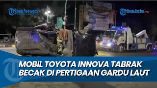 1 Person Dies in Fatal Accident: Toyota Innova Car Hits Pedicab in Tuban
