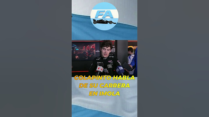 COLAPINTO HABLA DE SU PRIMERA CARRERA CON ALPINE #colapinto #formula1 #francolapinto #shortsf1