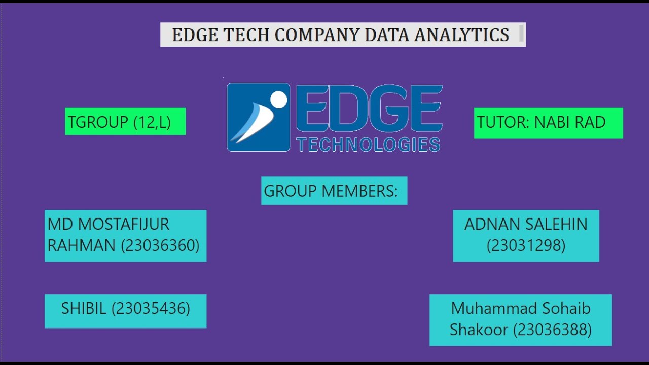 EDGE TECH GROUP PRESENTATION - YouTube
