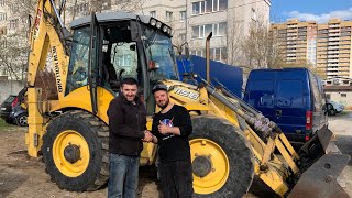 Замена втулок и ремонт гидроцилиндра на New Holland lb 115b