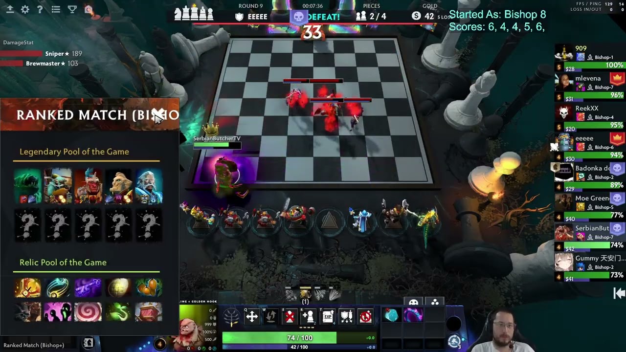 6 Mechs! FU Panda! Dota Auto Chess Season 37!