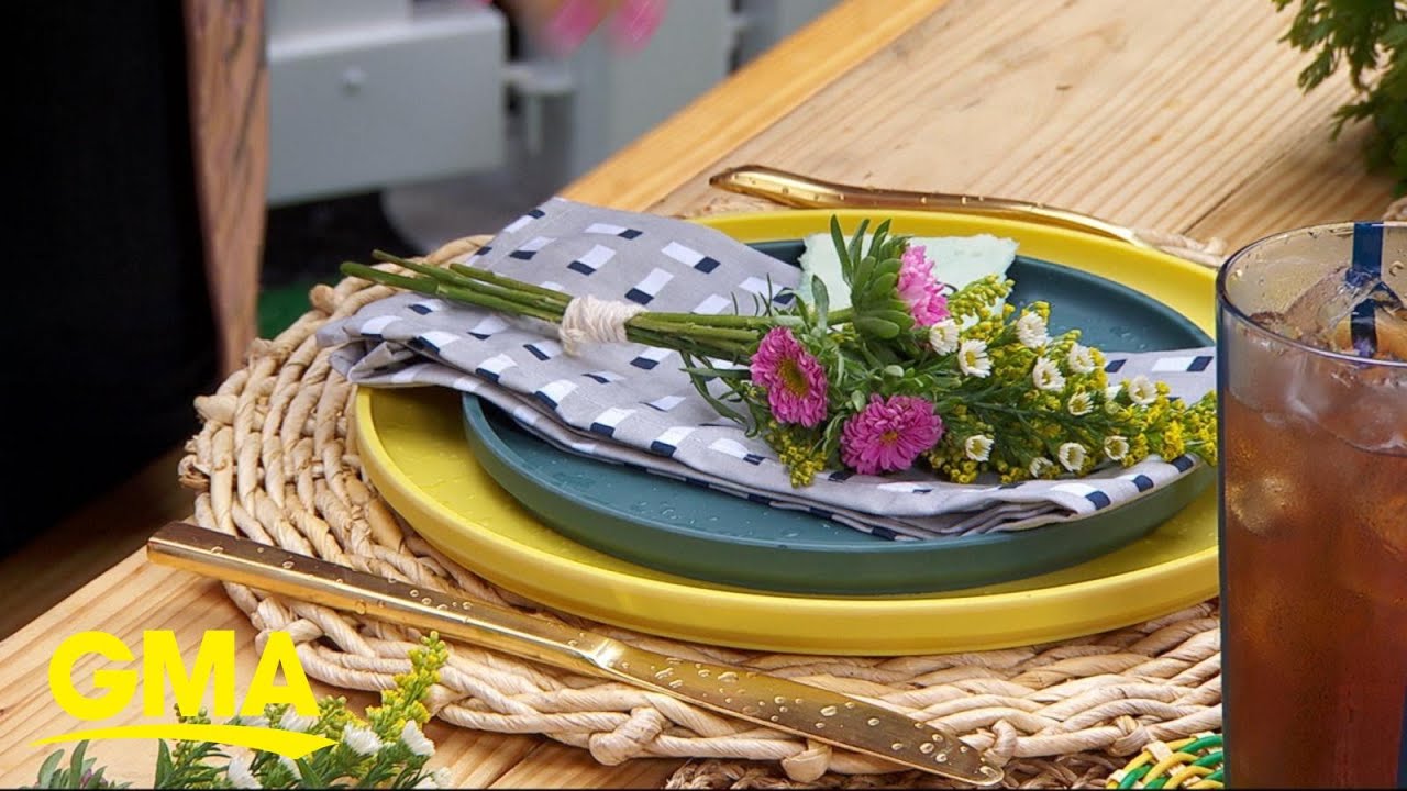 Good Housekeeping's tips for entertaining outdoors l GMA - YouTube