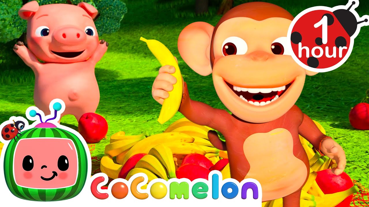 Apples and Bananas | 1 Hour CoComelon Animal Time - Healthy Fruit Nursery Rhymes for Kids Apples and Bananas | 1 Hour CoComelon Animal Time - Healthy Fruit Nursery Rhymes for Kids