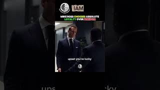 Mike Ross chooses absolute Loyalty over Freedom 🫡