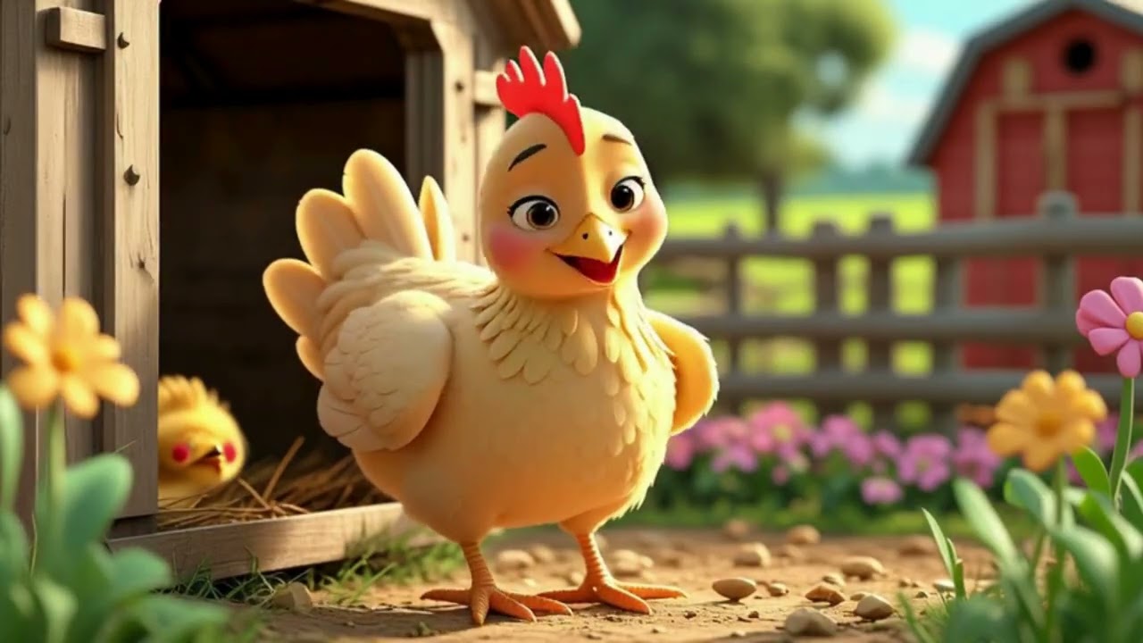 Lá no Galinheiro – Música Infantil com Galinhas e Pintinhos