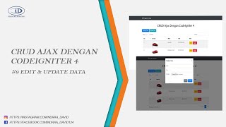 Membuat CRUD Dengan CodeIgniter 4 + Ajax #9 Edit & Update Data