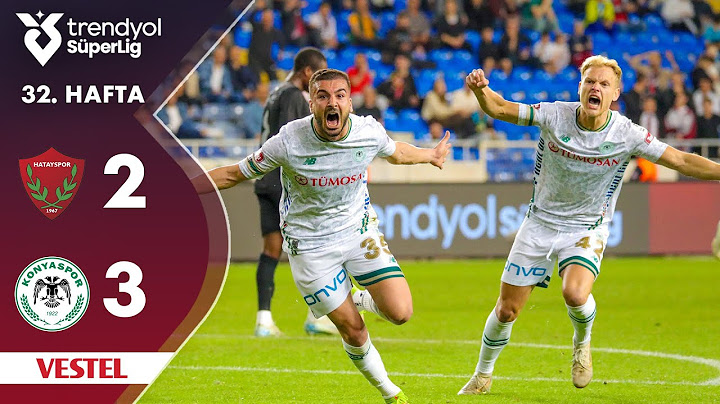 Vestel | Hatayspor (2-3) Konyaspor - Highlights/Özet | Trendyol Süper Lig - 2024/25