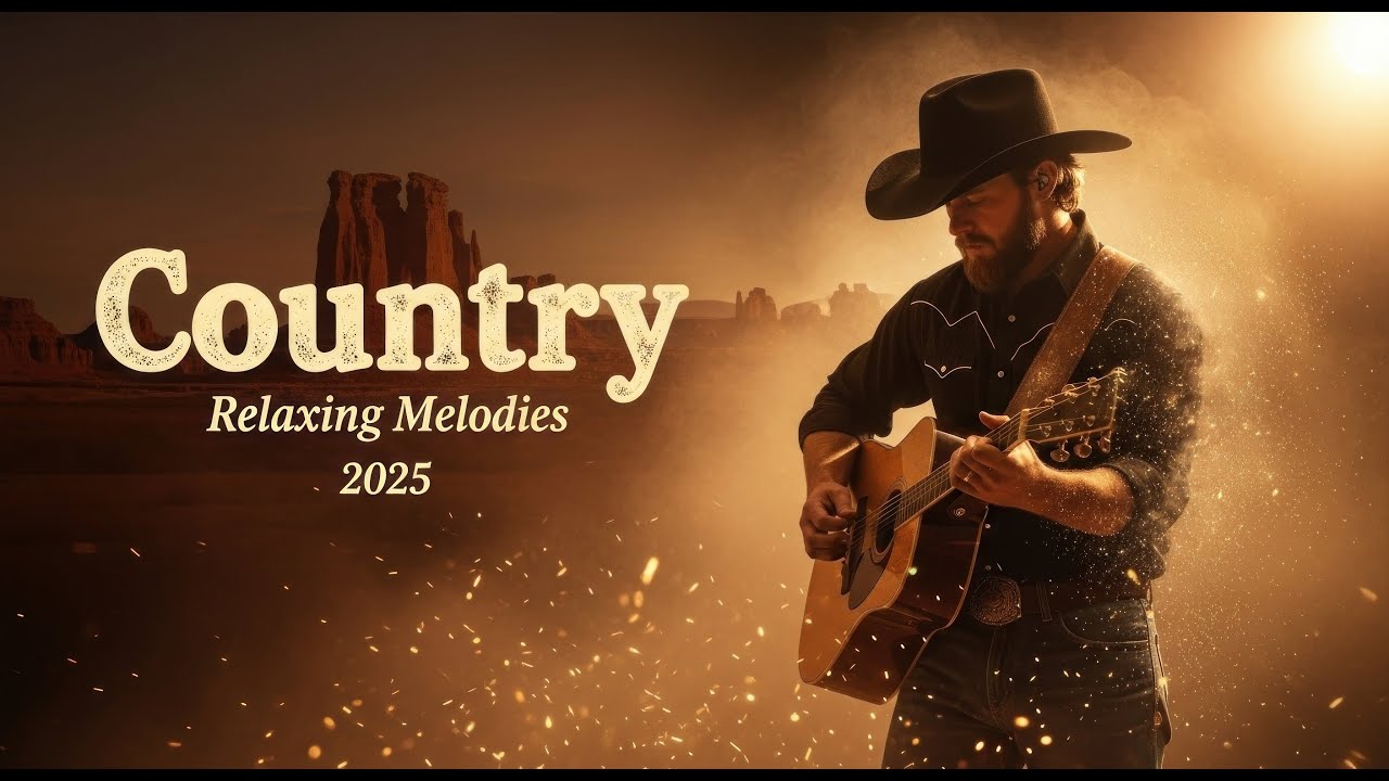Country Songs 2025 Compilation – Calm Lake Road Ambience