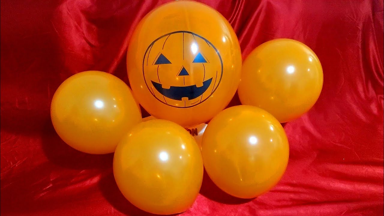 MAKING FUN PUMPKIN BALLOON DECORATION!!! YouTube