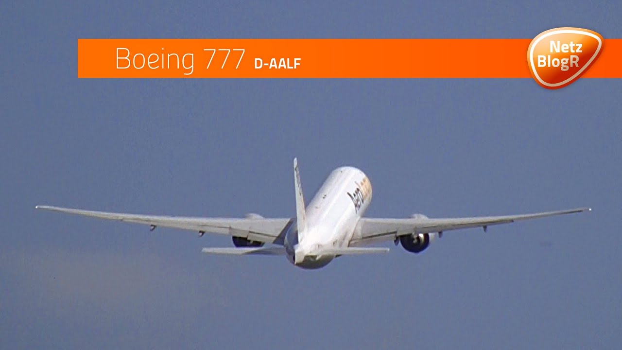Takeoff › AeroLogic › Boeing 777 (D-AALF) [Plane Spotting]