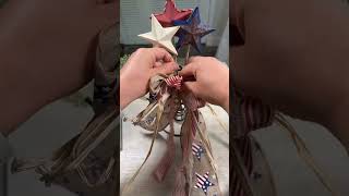 From simple supplies to the cutest Patriotic DIY craft ❤️🤍💙