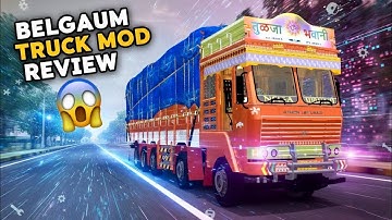 😲BELGUM TRUCK MAHARASHTRA BODY MOD FOR BUSSID BUSSID HEAVY LOADED AND FULL REALASTIC TRUCK MOD EVER🔥