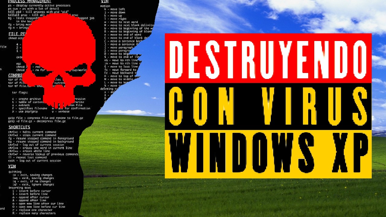 Destruyendo WINDOWS XP a base de VIRUS 🥀💻
