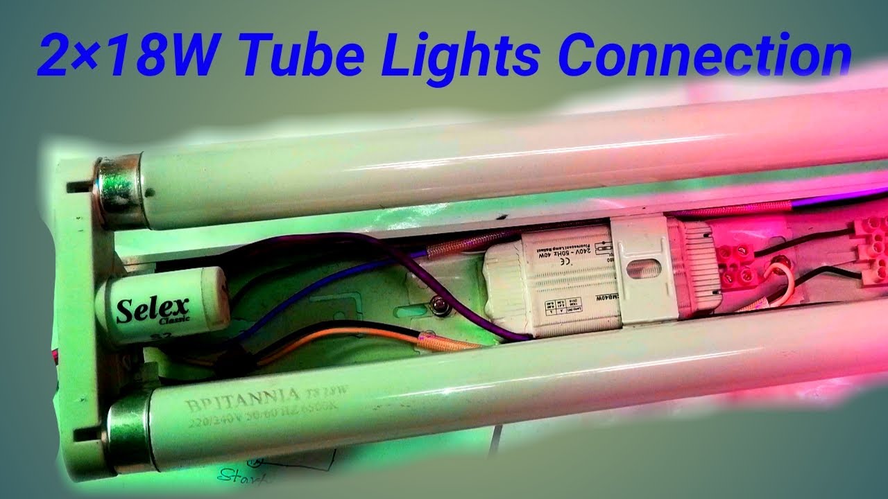 2 Feet Double Tube Light Connection Techno Enjoy YouTube