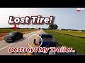 ROGUE TIRE Damages Trailer! Near Misses & Bad Drivers Dashcam Videos 790