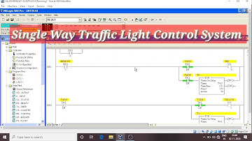 Single Traffic Light Control System | Rslogix 500 | Plc Programming | Ladder diagram |
