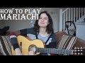How to play mariachi or Mexican strumming - guitar lesson ✔