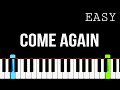 Come Again - Elevation Worship | Easy Piano Tutorial