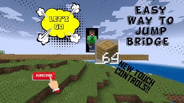 Easy Ways to Jump Bridge(MCPE New Touch Controls)