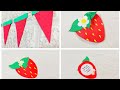 Strawberry theme party ideas  decoration idea  banner  invitation card  thank you tag partyidea